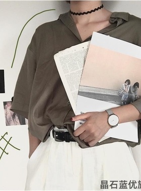 choker锁骨链黑色暗黑系