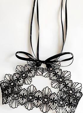 夏天遮脖子疤痕项圈饰品复古镂空