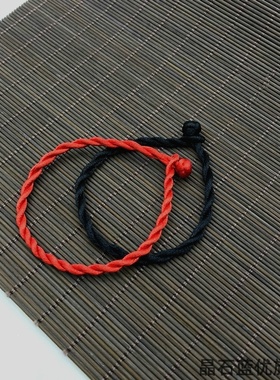 DIY女款无限红绳手链简