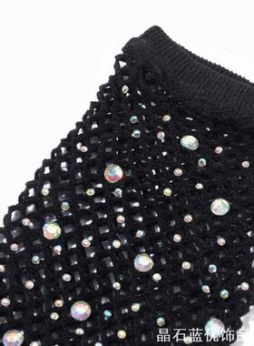 万圣节丝袜手冲手套时尚闪钻网眼