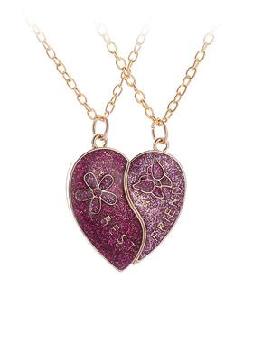 好朋友二人款幸运项链儿童闺蜜