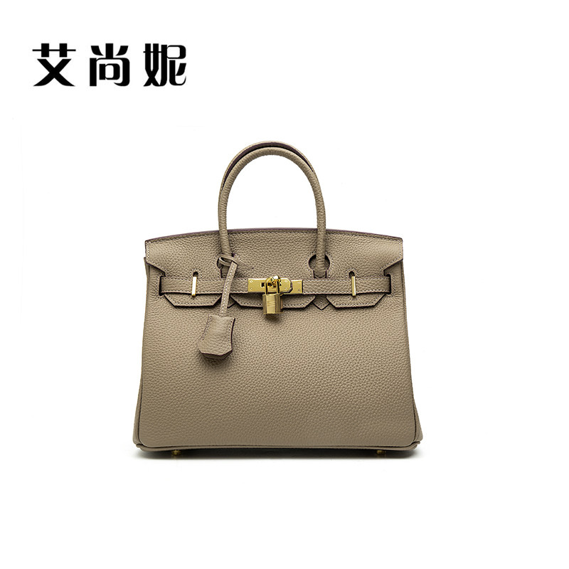 真皮2020新款夏天时尚潮小女包包 艾尚妮箱包女士包袋