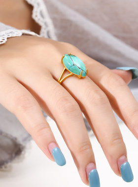 diy纯银马眼蜜蜡琥珀戒指空托