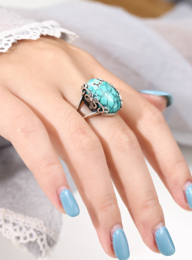 玫瑰金戒指S925银镀18K空托