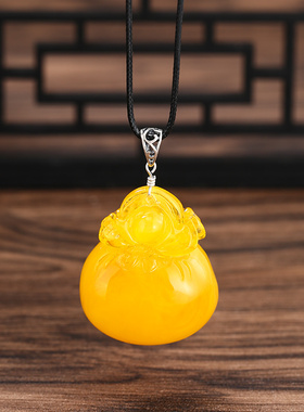 通用纯银翡翠玉石扣头斜孔吊坠