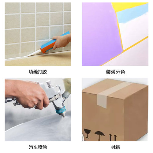 美纹纸可书写胶带不残胶手撕纸胶布美术生专用素描贴边装修装饰贴 - 图1