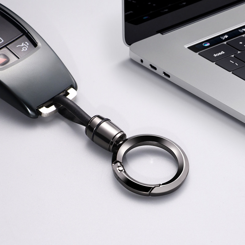 男士汽车钥匙扣挂件金属简约钥匙链腰挂扣环挂饰商务防丢锁匙扣,淘宝优惠券,粉丝福利购,淘宝优惠卷