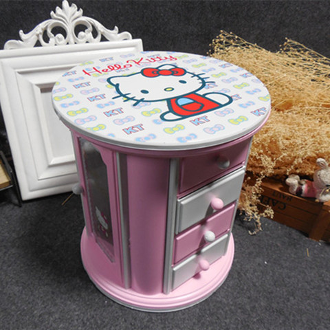KT凯蒂猫梳妆镜音乐盒首饰盒收纳八音盒送女生儿童创意生日礼物