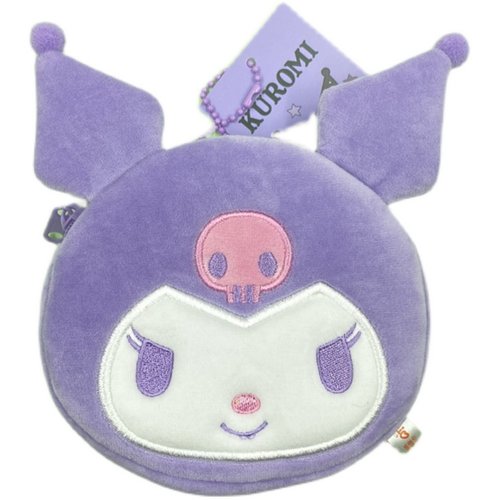 小恶魔Kuromi库洛米可爱男女孩儿童毛绒潮流亲子斜挎包零钱包包包 - 图3