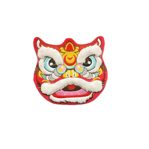 中国风醒狮老虎新年拜年红包袋汉服男女孩儿童斜挎包零钱包小包包 - 图3