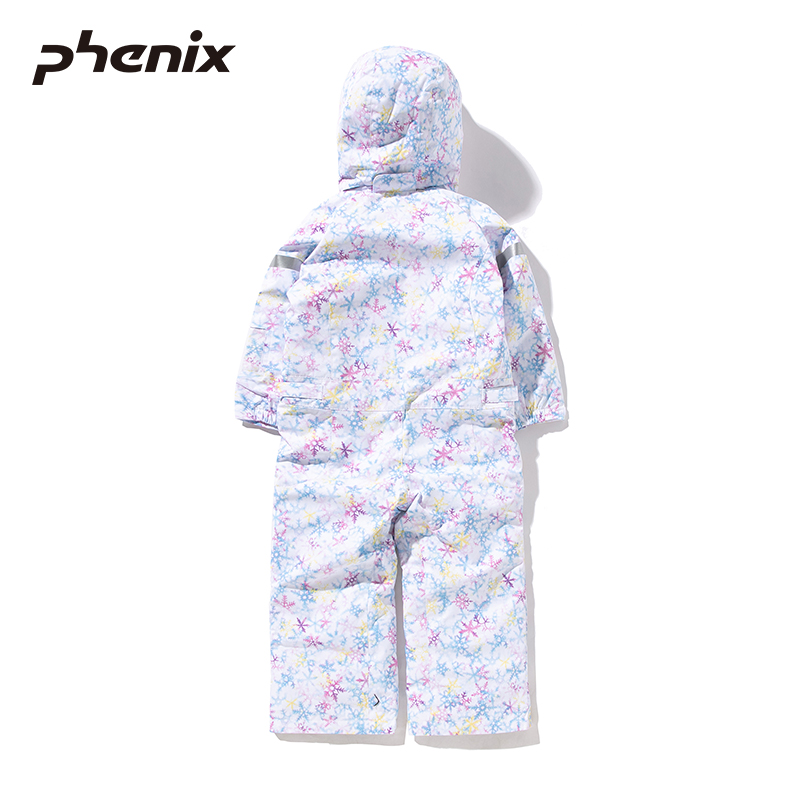 phenix菲尼克斯 竞技系列秋冬小童单双板印花连体滑雪服PSAG21P74 - 图1