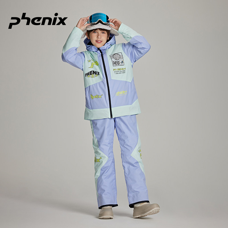 phenix菲尼克斯SP27单双板中大儿童滑雪衣服套装男女加棉防水外套,淘宝优惠券,粉丝福利购,淘宝优惠卷