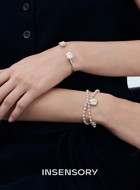 INSENSORY纯银贝母手镯