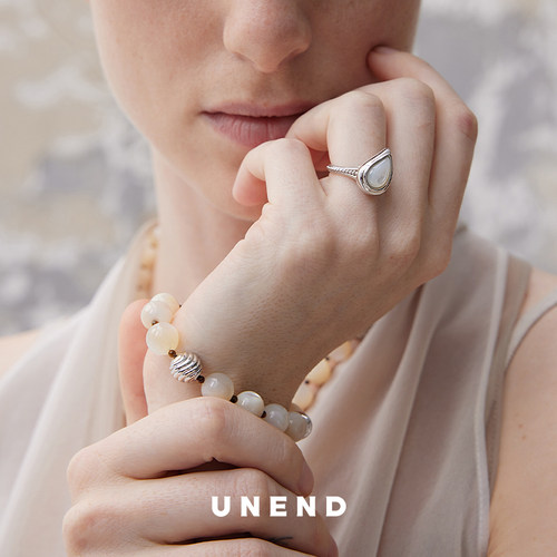 UNEND止续 纯银海湾Cove手链 原创设计师高级贝母虎眼石 默叙 - 图1