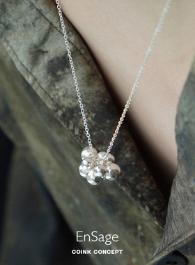 ENSAGE925纯银原创小众设计项链