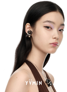 YVMIN尤目 小狗项链 原创小众设计师个性吊坠新年礼物 默叙