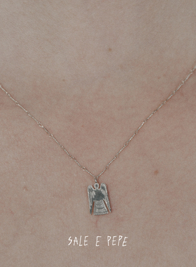SALEEPEPE纯银天使吊坠项链