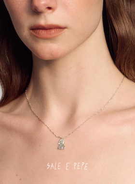 SALE E PEPE胡椒盐 纯银酒神吊坠项链 原创小众设计师锁骨链 默叙