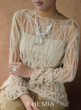 KHEMIA花丝裙摆Silken项链