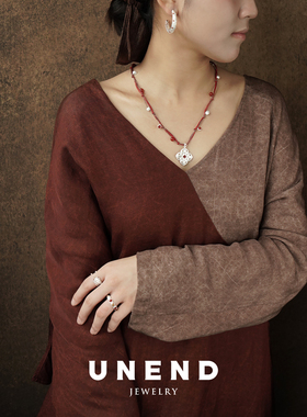 UNEND止续花织Sepal项链