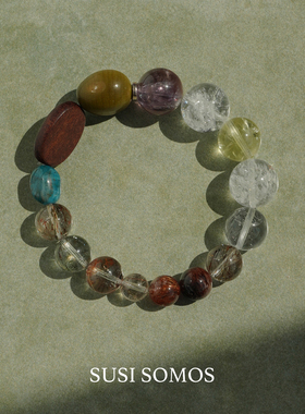 SUSISOMOS彩色水晶手串