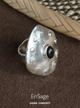 ENSAGE黑石盾牌大戒指