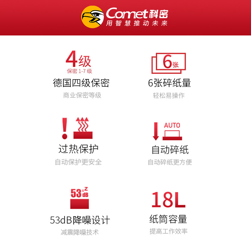 科密碎纸机办公室文件纸张粉碎机 世纪科密办公碎纸机