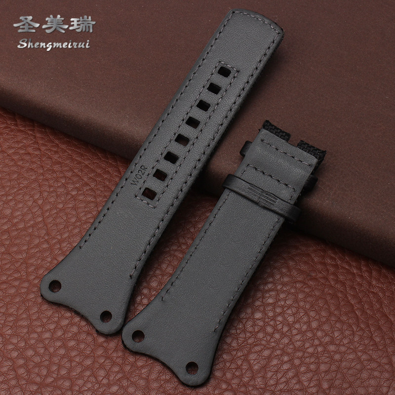 代ck手表带男eager系列帆布表链 圣美瑞配件