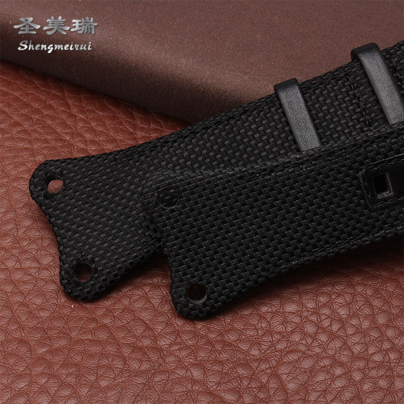 代ck手表带男eager系列帆布表链 圣美瑞配件