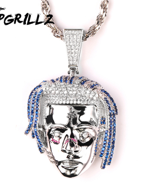 欧美头像珠宝项链饰品吊坠