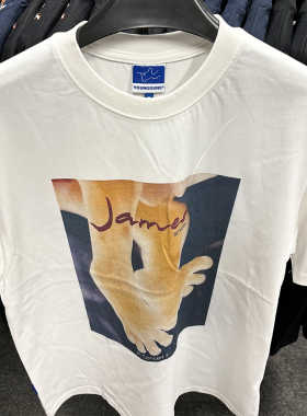 James摇滚乐队重金属hiphop高街tee休闲圆领oversize短袖无性别酷