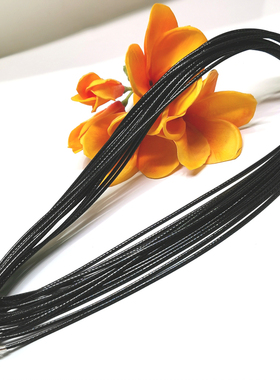 纯银弹簧扣水晶玉器情侣项链绳