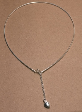 雅庄925银百搭简约项圈