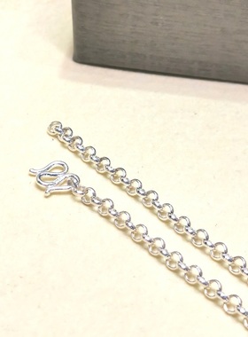 雅庄925纯银项链重磅珍珠链做1条