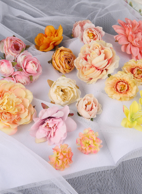 仿真花材料包diy手工汉服婚庆