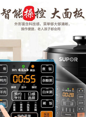 苏泊尔智能6升双胆球釜电压力锅