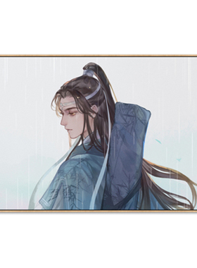 diy减压魏无羡蓝忘机填充装饰画
