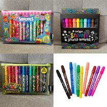 Australian Smiggle Watercolor Pen 12 Color Mark Pen Mark Children Student Stationery Creative Prize New Year Gift