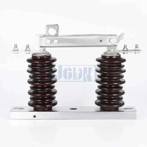 10KV新型户外高压隔离开关 GW9-15G/630A  15KV高压隔离刀闸3只装 - 图0