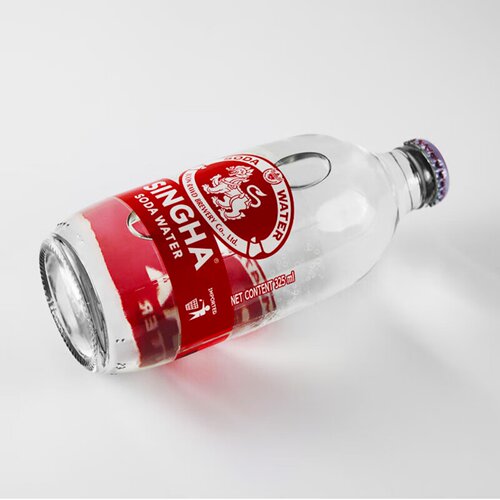 泰国进口伟狮SINGHA苏打水无糖原味气泡水0脂0卡无负担325ml*24瓶 - 图3
