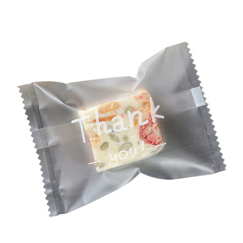 雪花酥包装袋的机封烘焙独立曲奇饼干糖果纸盒专用奶枣小袋子新年-图3