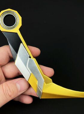 瓦罗兰特周边紫金狂潮爪刀武器模型合金兵器摆件爪刀耍帅神器道具