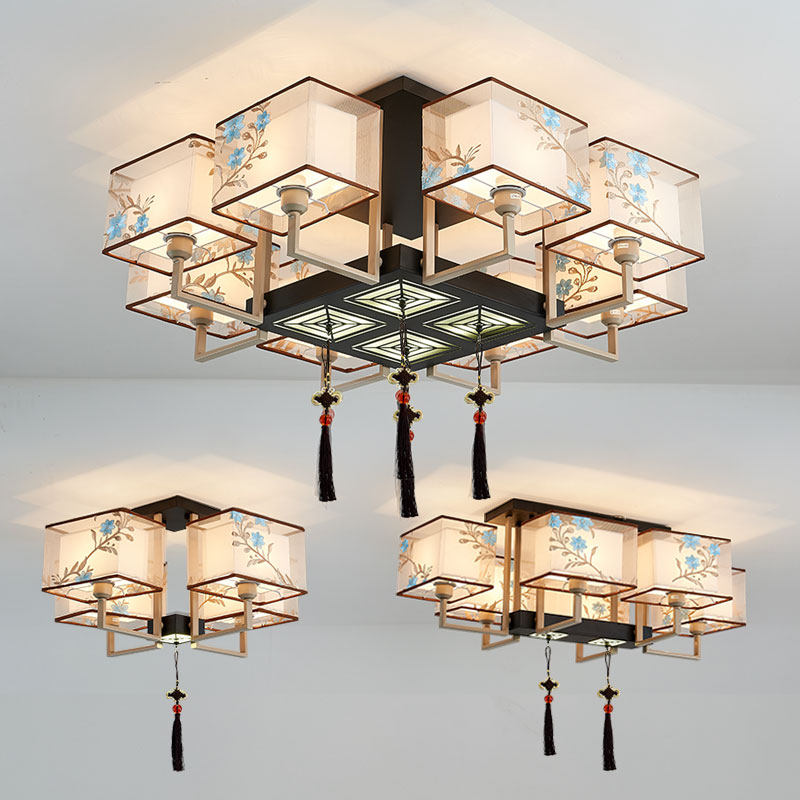新中式吸顶灯客厅主灯中国风大气简约现代全屋套餐书房餐厅卧室灯,淘宝优惠券,粉丝福利购,淘宝优惠卷
