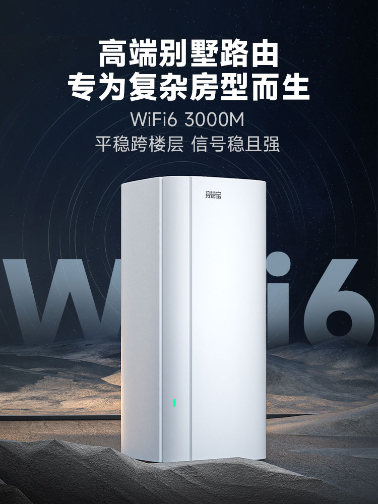 腾达AX3000 WiFi6千兆端口路由器mesh子母路由分布式家用穿墙王无线5G中继大户型别墅高速大功率全屋增强EM12 - 图0