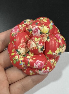 全6.6cm高端超纤面料饰品胸花