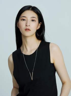 [crazyrhythmm金色可调节项链