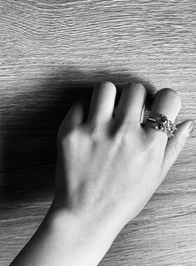 海锚戒指海锚设计独特情侣戒指