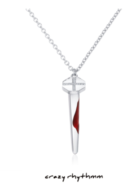 水晶原创钉子项链华晨宇同款