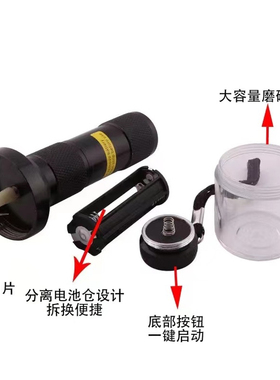 生姜高光粉碎机眼影腮红分装调粉工具电动细粉研磨器打磨粉机