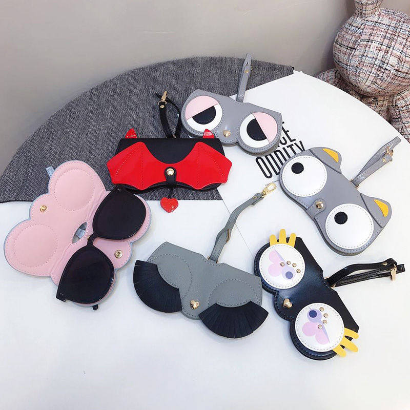 眼镜盒ins少女时尚眼镜袋太阳墨镜近视眼镜收纳袋可爱便携包挂件,淘宝优惠券,粉丝福利购,淘宝优惠卷